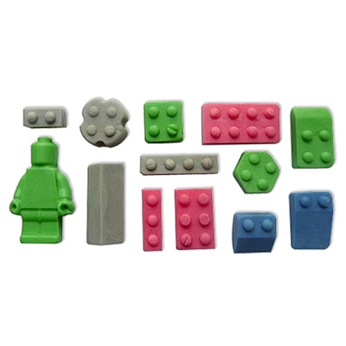 Καλούπι σιλικόνης Ανθρωπάκι και τουβλάκια Lego