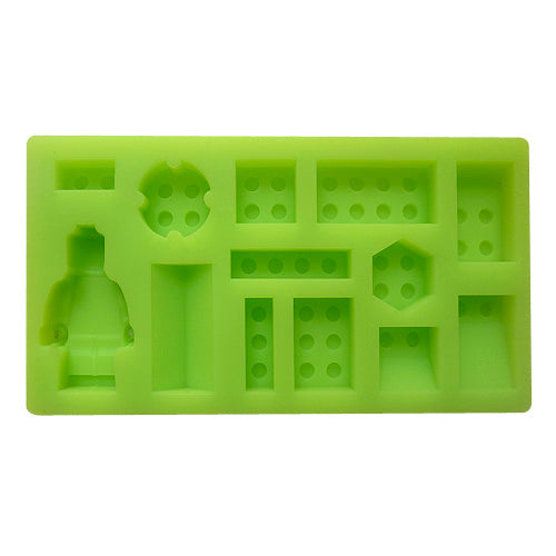 Καλούπι σιλικόνης Ανθρωπάκι και τουβλάκια Lego