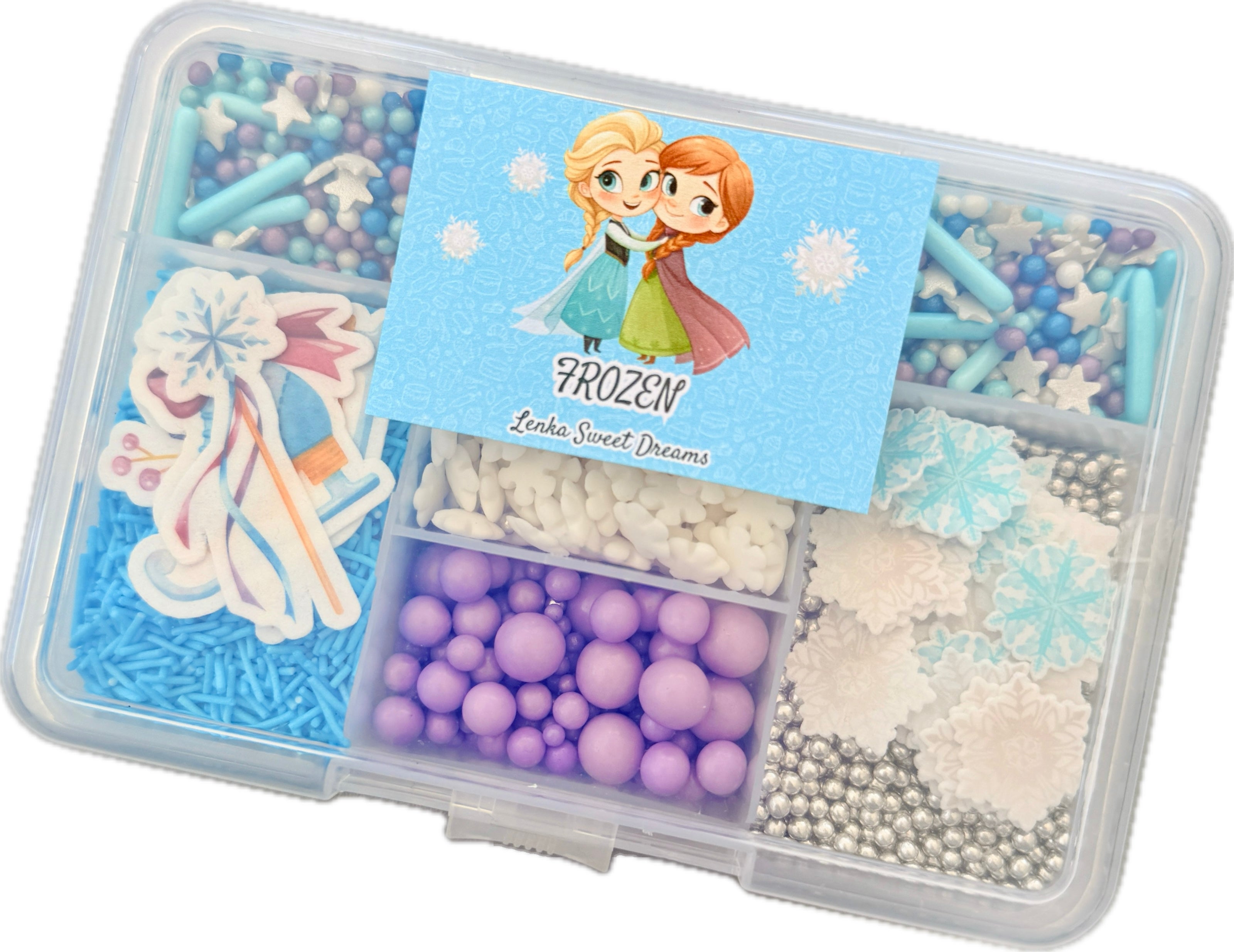 Frozen Παγωμένο Βασίλειο σετ διακόσμησης Sprinkles Box