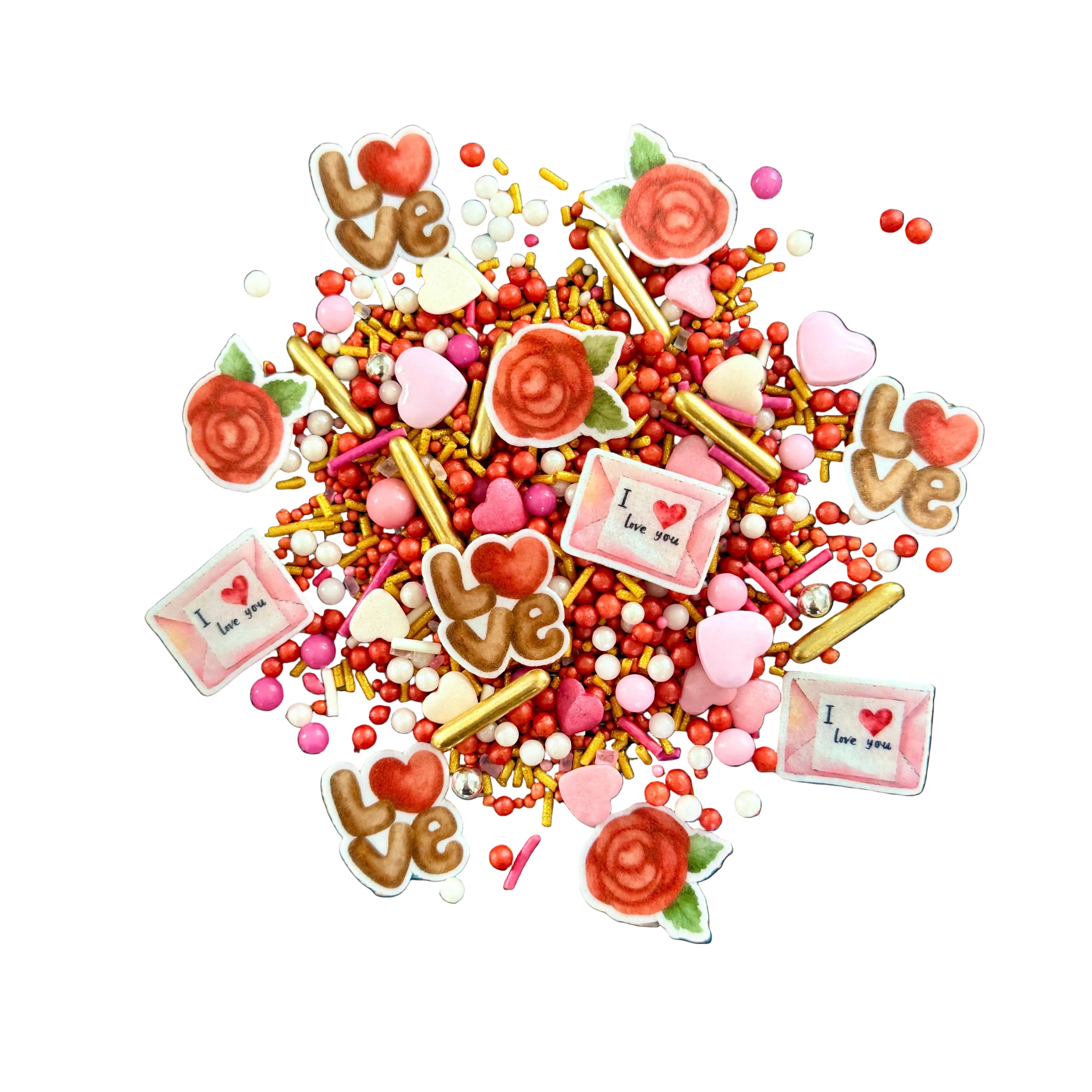 Ζαχαρωτά στολίδια Valentine mix