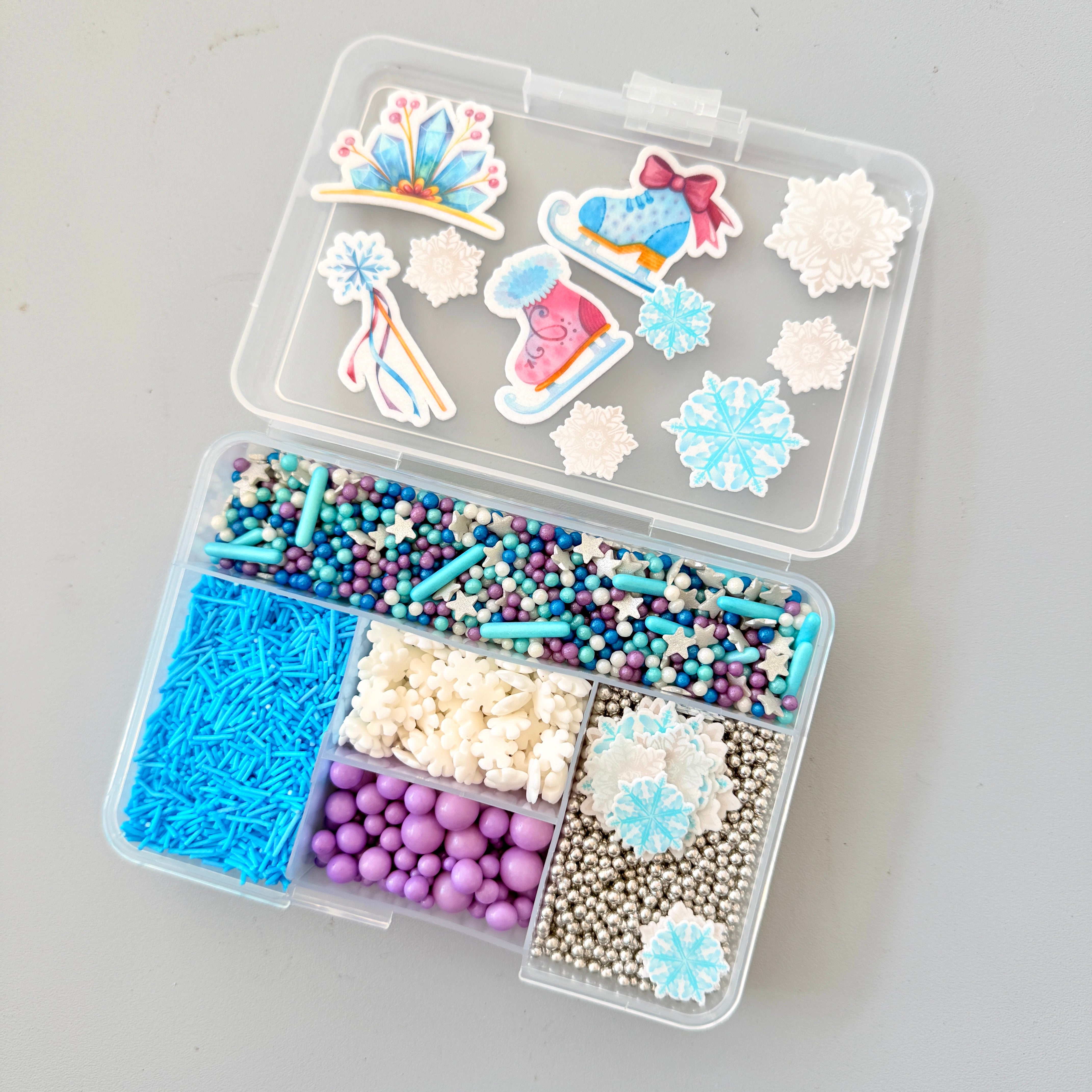 Frozen Παγωμένο Βασίλειο σετ διακόσμησης Sprinkles Box