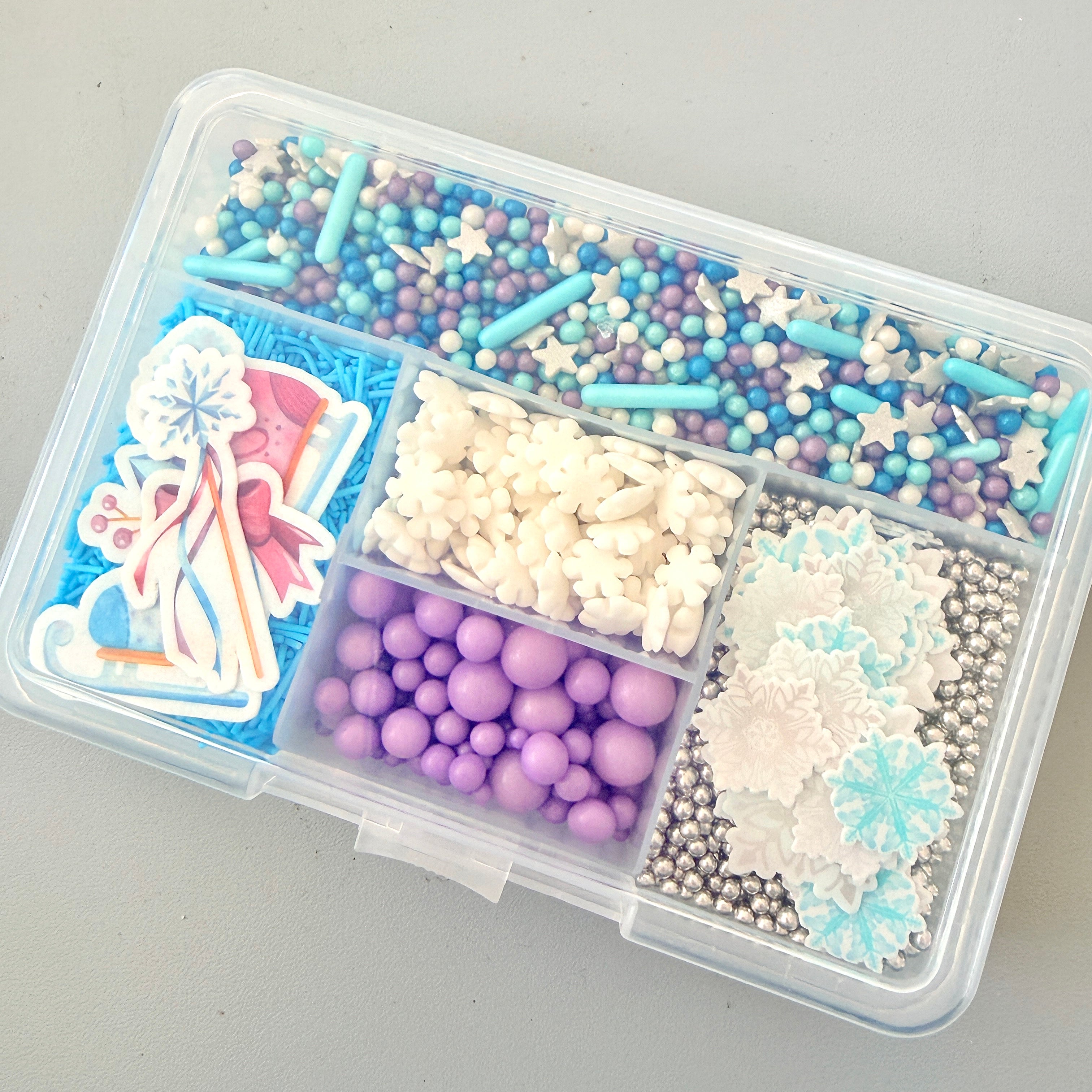 Frozen Παγωμένο Βασίλειο σετ διακόσμησης Sprinkles Box