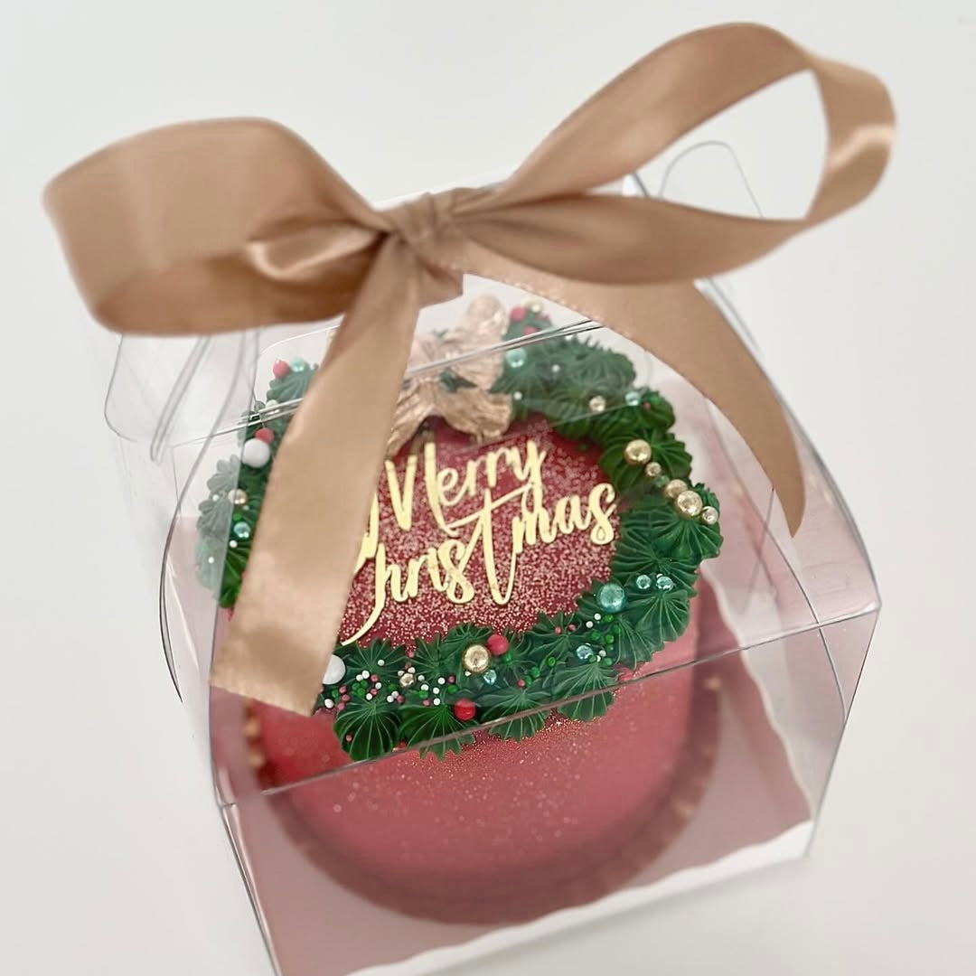 Topper Merry Christmas χρυσός καθρέφτης