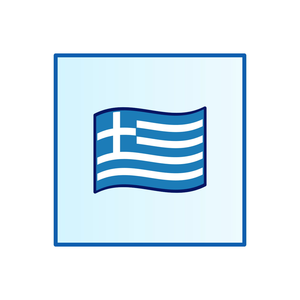 Κουπάτ σημαία κυματιστή