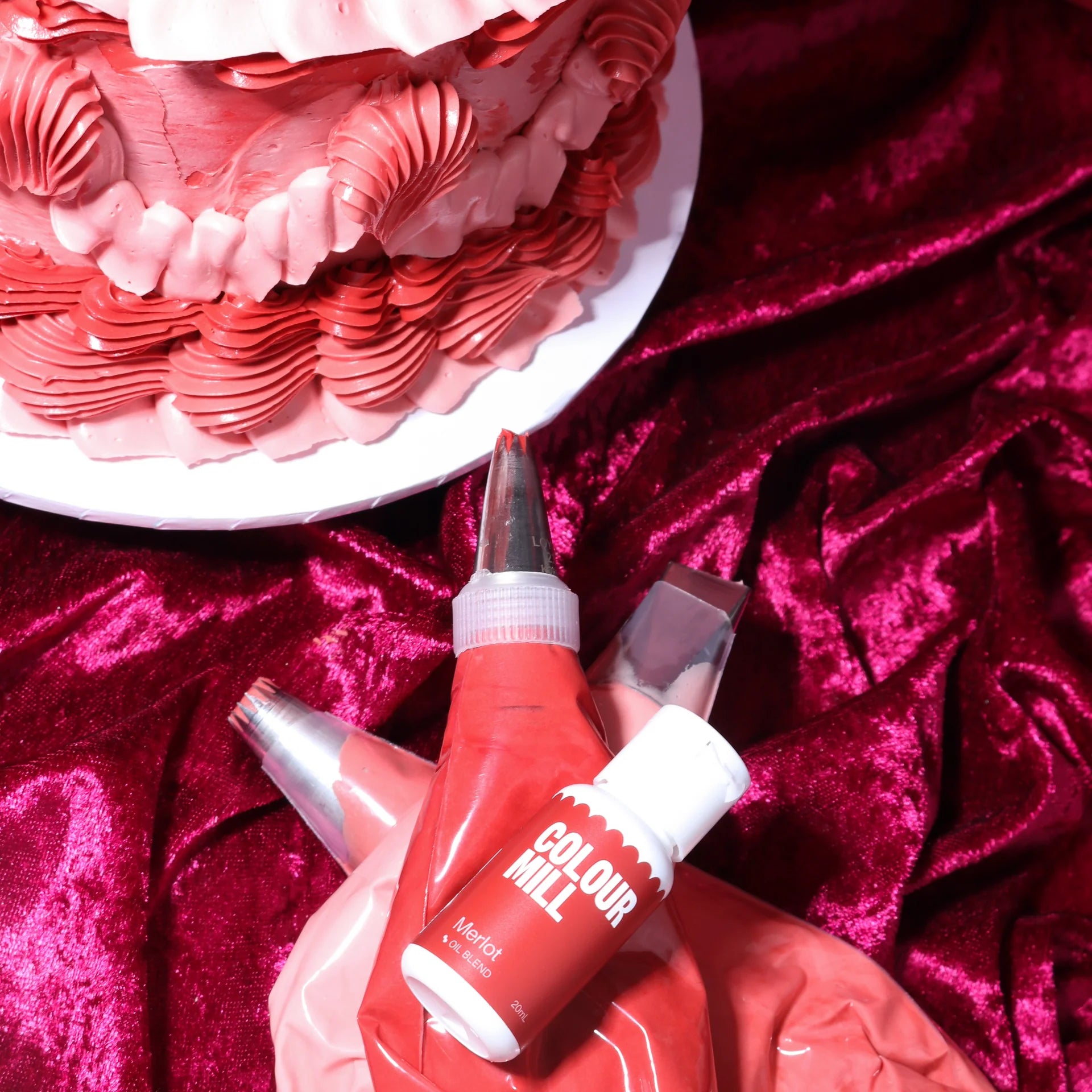 Χρώμα Πάστας Merlot oil based Colour Mill 20 ml.