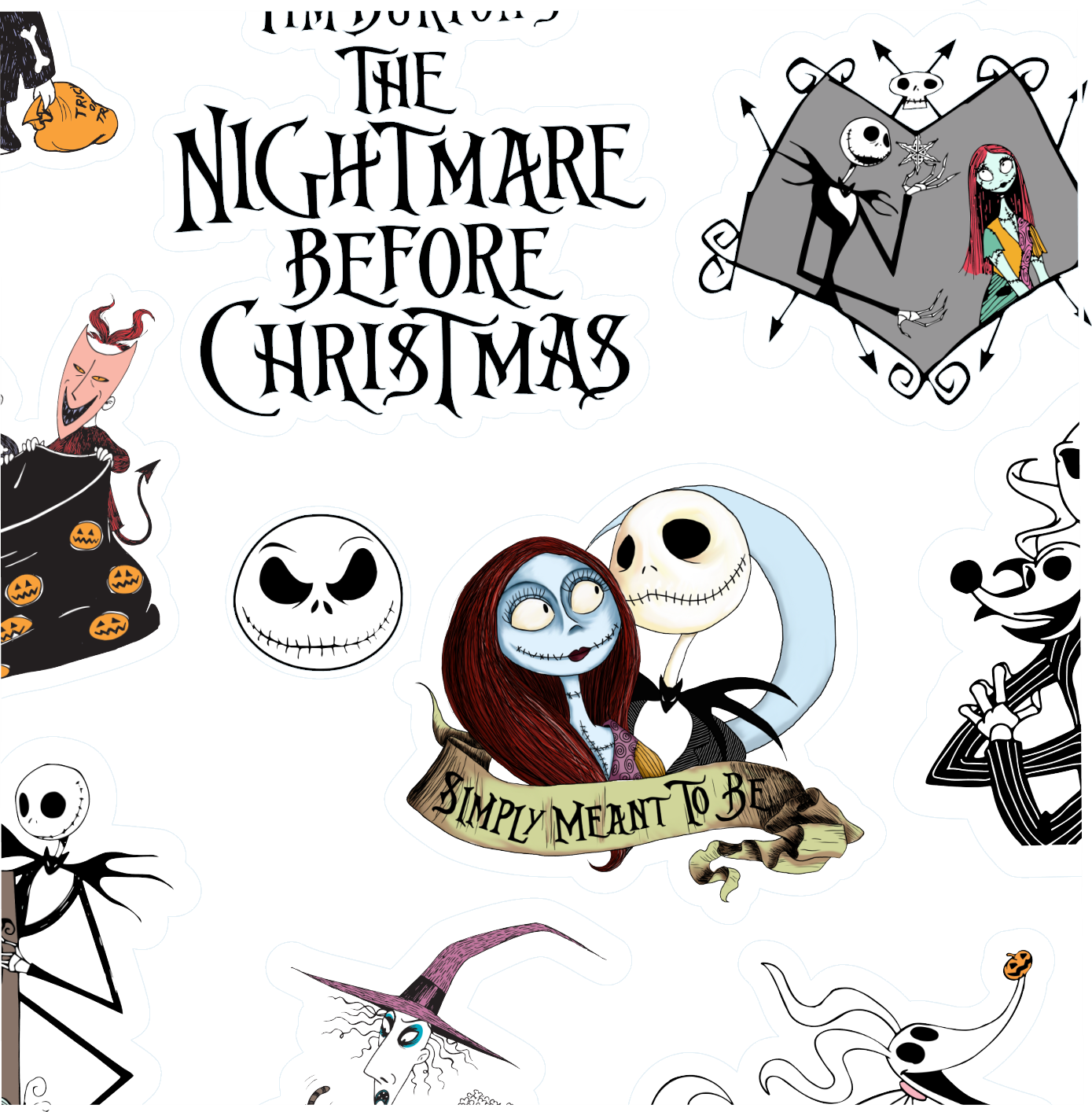 Βρώσιμα σχέδια The Nightmare before Christmas σετ 29 τεμ.