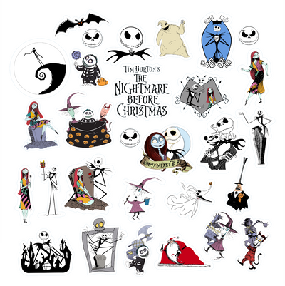 Βρώσιμα σχέδια The Nightmare before Christmas σετ 29 τεμ.