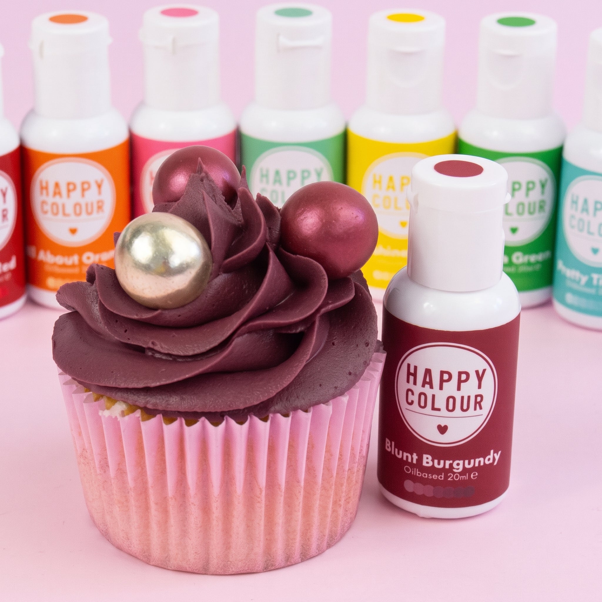 Χρώμα Πάστας Blunt Burgundy Λιποδιαλυτό Happy Colour 20 ml.