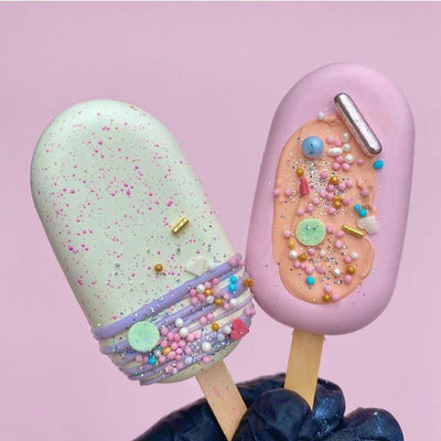 Βρώσιμο γκλίτερ Silver Happy sparkle 12 γρ. - Happy Sprinkles - Lenka Sweet Dreams