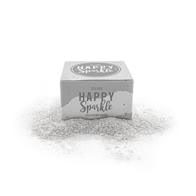 Βρώσιμο γκλίτερ Silver Happy sparkle 12 γρ. - Happy Sprinkles - Lenka Sweet Dreams