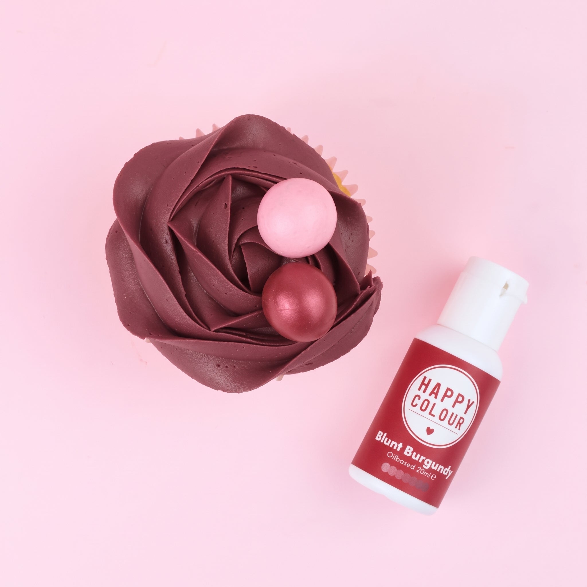 Χρώμα Πάστας Blunt Burgundy Λιποδιαλυτό Happy Colour 20 ml.