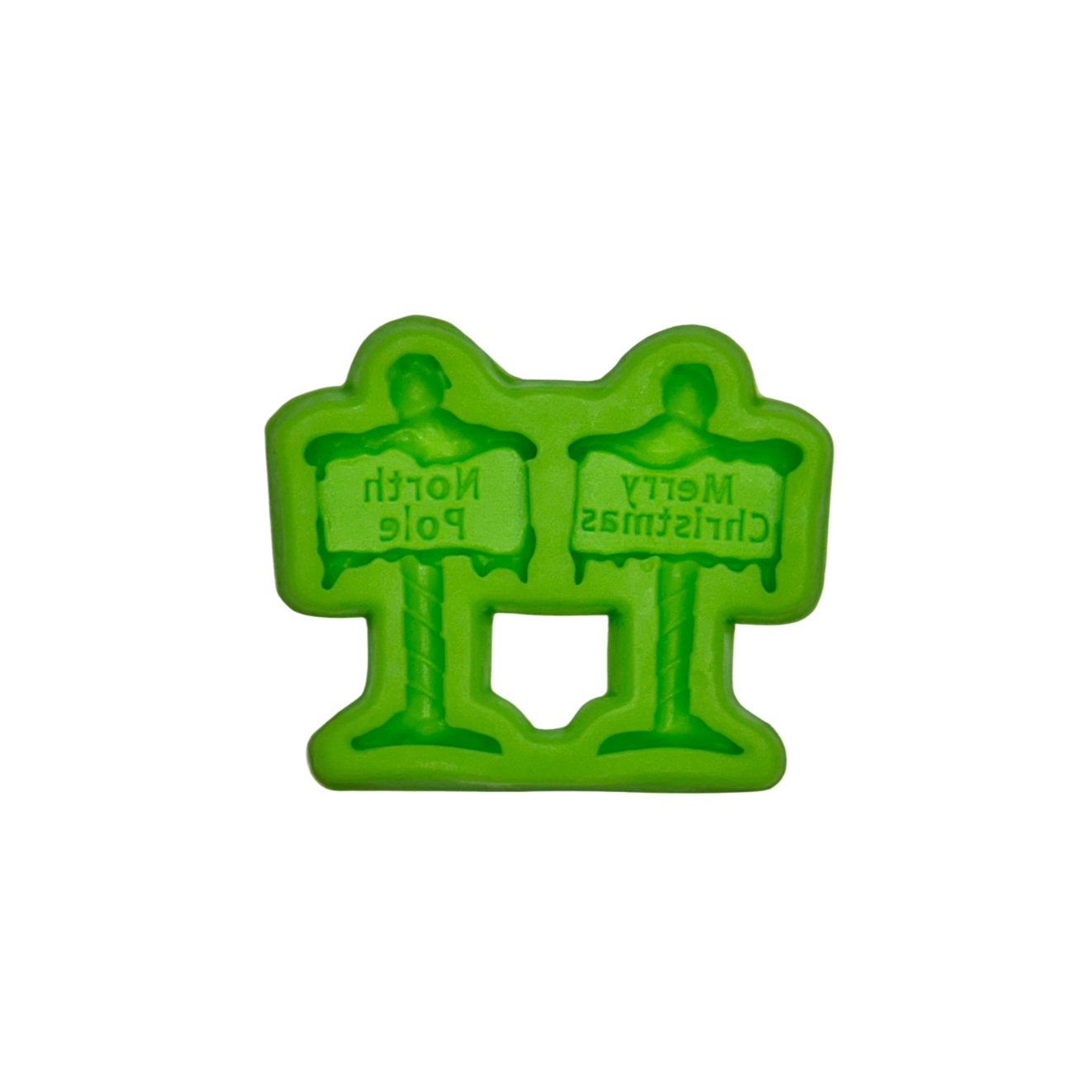 Καλούπι σιλικόνης Πινακίδες Merry Christmas και North Pole - Lenka Sweet Dreams - Lenka Sweet Dreams