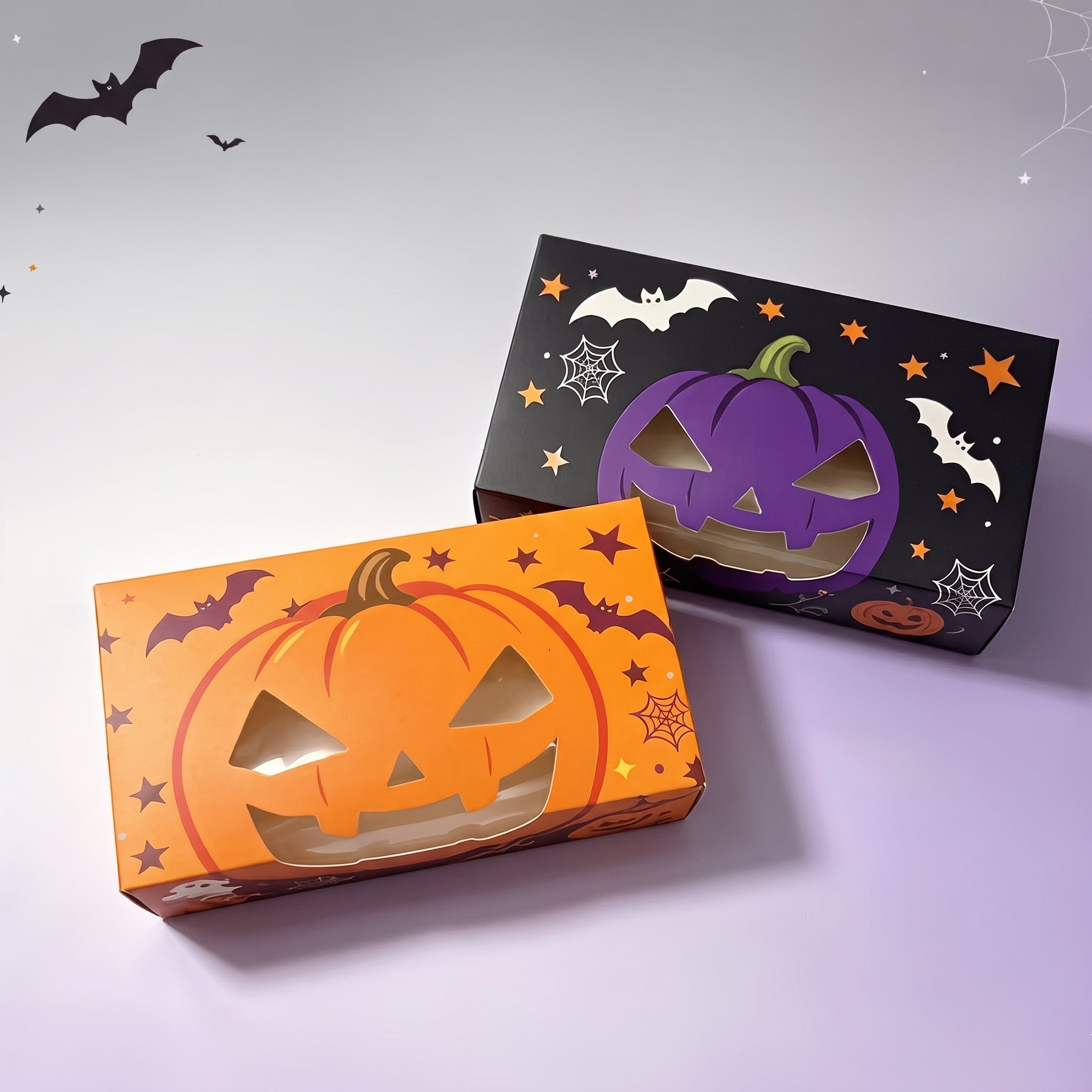 Halloween κουτιά με σχέδιο Κολοκύθα