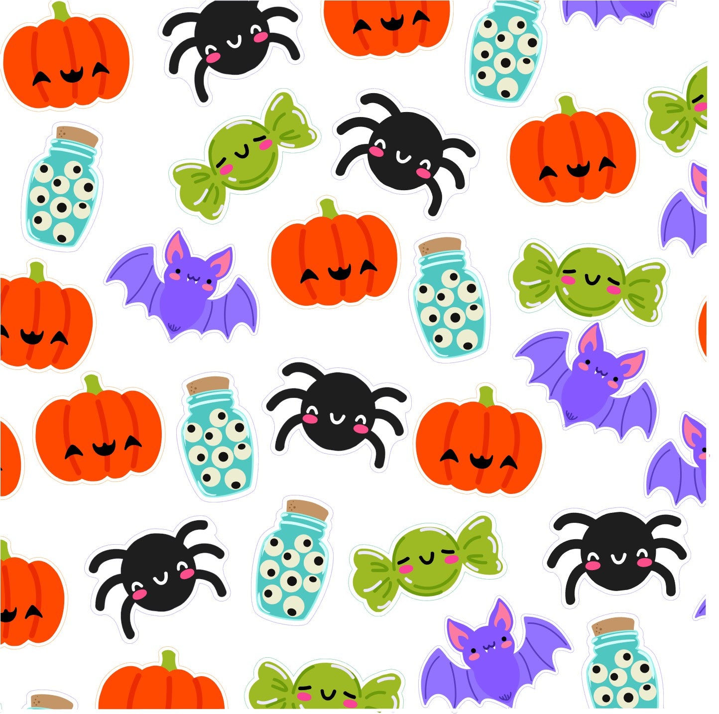 Βρώσιμα σχέδια Μινι Halloween σετ 89 τεμ.