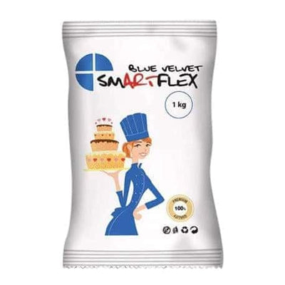 Μπλε ζαχαρόπαστα SmartFlex Velvet 1 kg. - Formix - Lenka Sweet Dreams