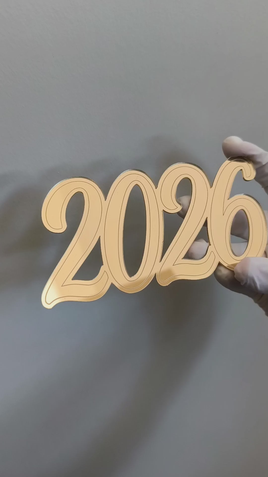 Topper 2026 χρυσό καθρέφτης