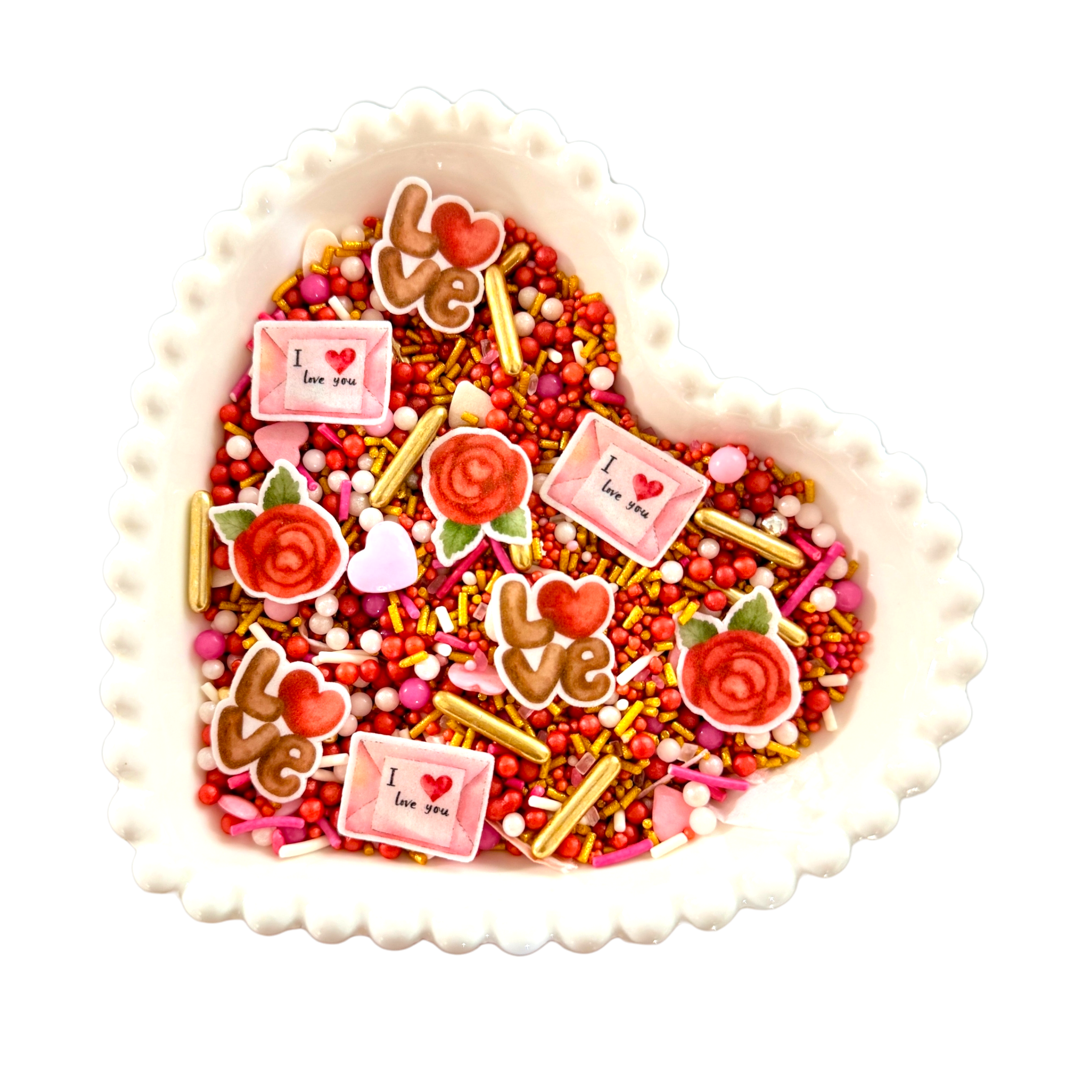 Ζαχαρωτά στολίδια Valentine mix