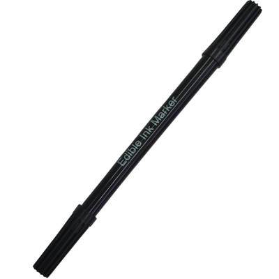 Μαρκαδόρος Βρώσιμος Διπλής Μύτης Μαύρος