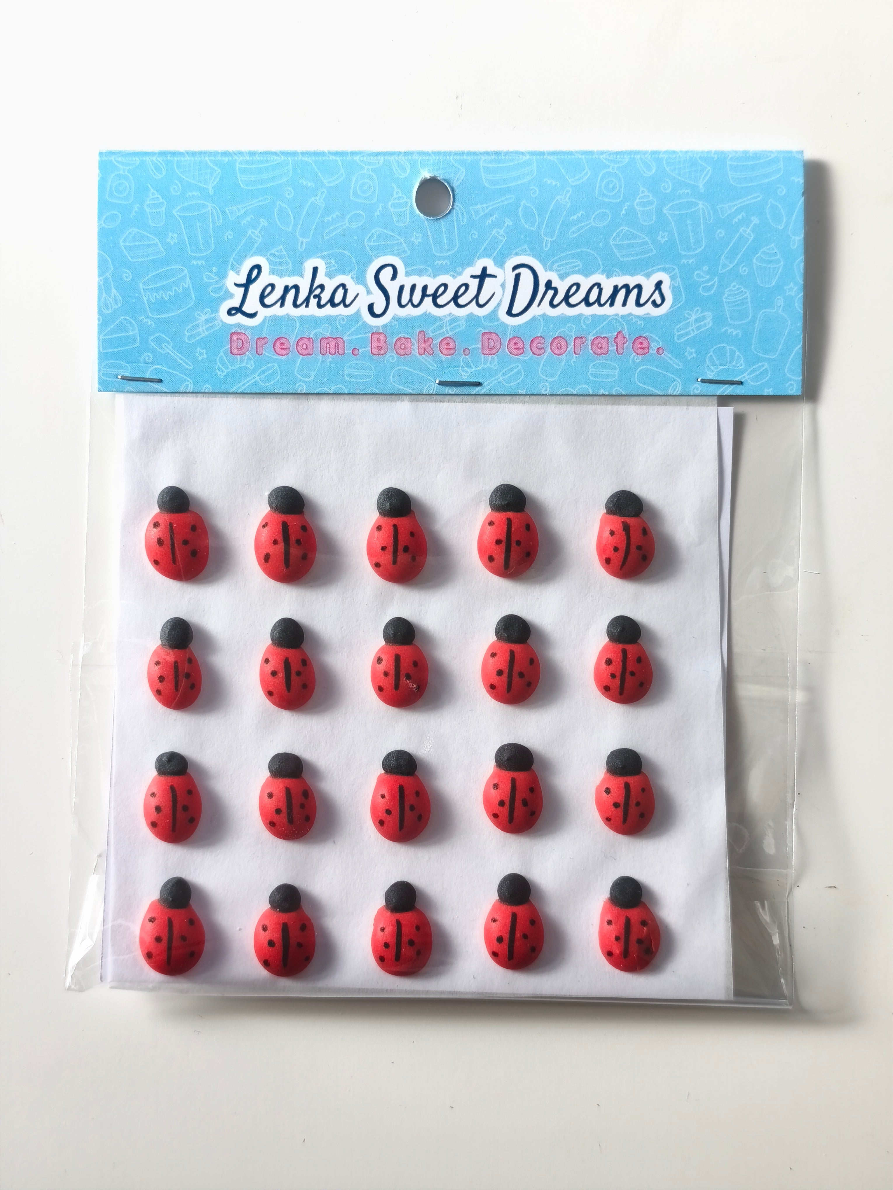 Βρώσιμες πασχαλίτσες από royal icing