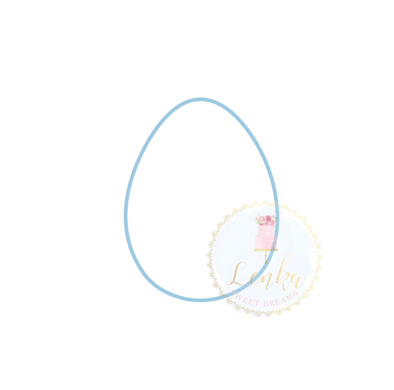 Σετ κουπάτ και στένσιλ ''Happy Easter Egg''. - Made by Lenka Sweet Dreams - Lenka Sweet Dreams