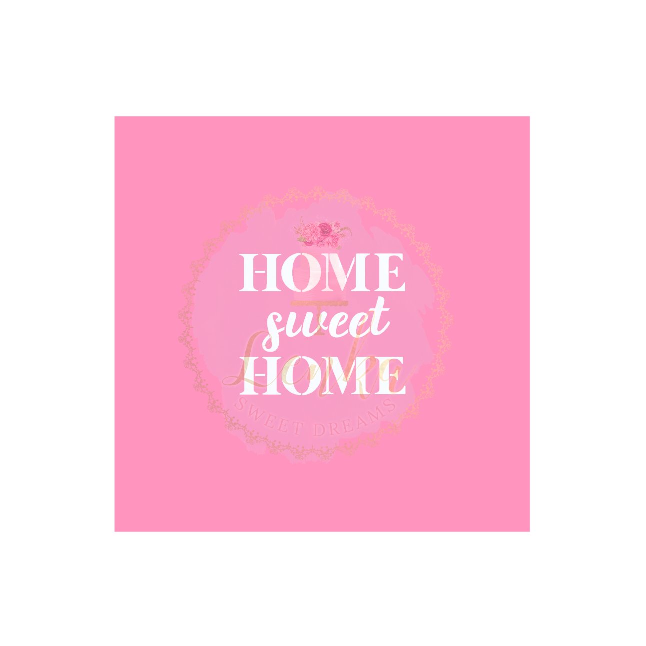 Στένσιλ HOME sweet HOME - Made by Lenka Sweet Dreams - Lenka Sweet Dreams