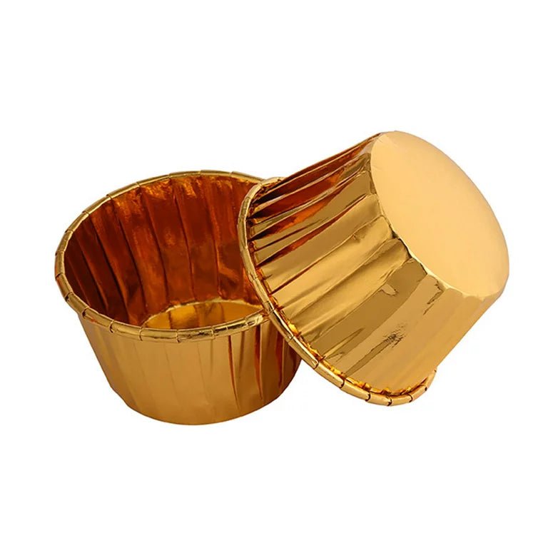 Θήκες ψησίματος για cupcakes σε χρυσό και ροζ 50 τεμ. - Lenka Sweet Dreams - Lenka Sweet Dreams