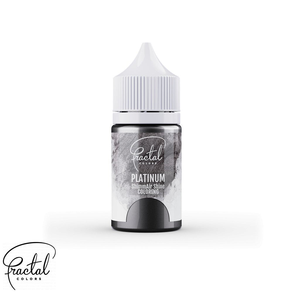 Χρώμα αερογράφου περλέ μεταλλικό Platinum Fractal 33 ml. - Fractal - Lenka Sweet Dreams