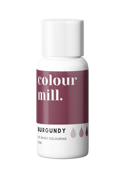Χρώμα Πάστας Burgundy oil based Colour Mill 20 ml. - Colour Mill - Lenka Sweet Dreams