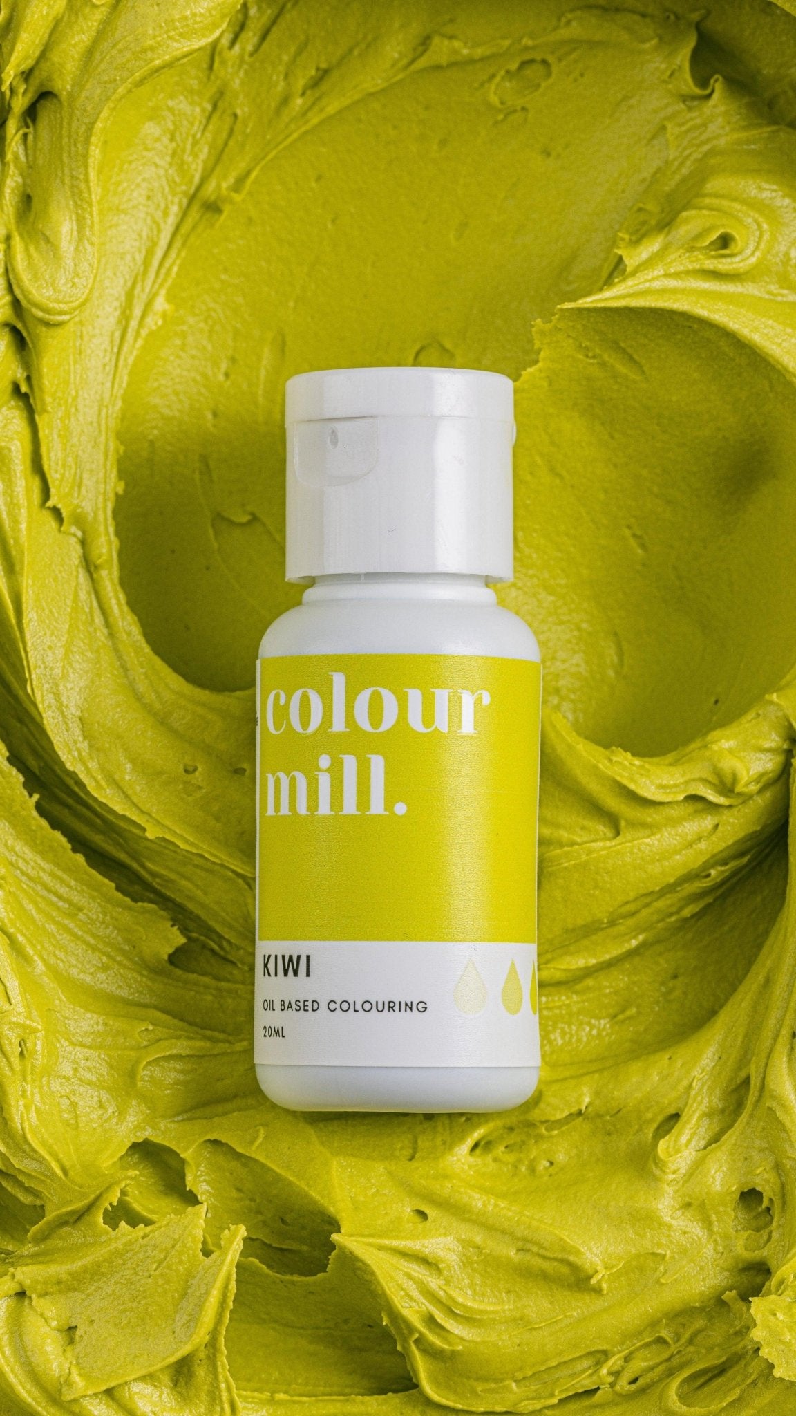 Χρώμα Πάστας Kiwi oil based Colour Mill 20 ml. - Colour Mill - Lenka Sweet Dreams