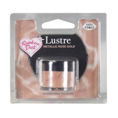 Χρώμα σε σκόνη Rose gold Rainbow dust 3 γρ. - Rainbow Dust - Lenka Sweet Dreams